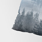 Forest Fog Mountain - Wanderlust Nature Photography Pillow Sham Gallery Image 4