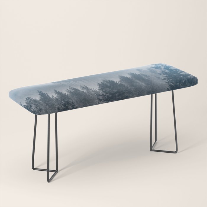 Forest Fog Mountain - Wanderlust Nature Photography Bench Gallery Image 1