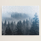 Forest Fog Mountain - Wanderlust Nature Photography Jigsaw Puzzle Gallery Image 1