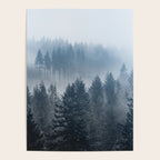 Forest Fog Mountain - Wanderlust Nature Photography Poster Gallery Image 4