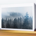 Forest Fog Mountain - Wanderlust Nature Photography Wall Mural Gallery Image 2