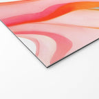 Colorgasmic Marble, Abstract Resin Fluid Painting, Contemporary Eclectic Agate, Bohemian Pink Blue Modern Boho Welcome Mat Gallery Image 2