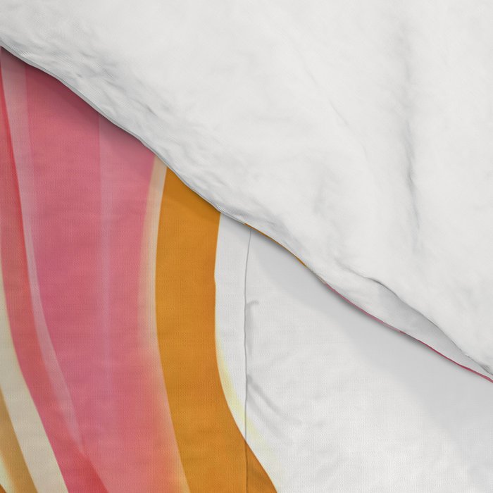 Colorgasmic Marble, Abstract Resin Fluid Painting, Contemporary Eclectic Agate, Bohemian Pink Blue Modern Boho Comforter Gallery Image 4