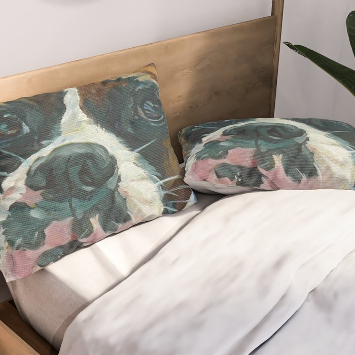 Khloe the Boxer Dog Fine Art Portrait Pillow Sham Gallery Image 2