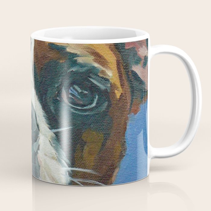 Khloe the Boxer Dog Fine Art Portrait Coffee Mug Gallery Image 1