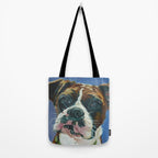 Khloe the Boxer Dog Fine Art Portrait Tote Bag Gallery Image 2