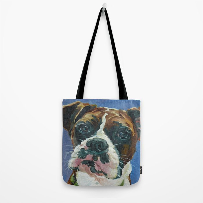 Khloe the Boxer Dog Fine Art Portrait Tote Bag Gallery Image 2