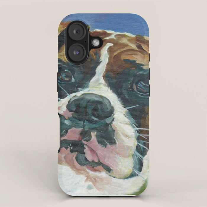Khloe the Boxer Dog Fine Art Portrait iPhone Case Gallery Image 1