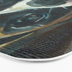 Khloe the Boxer Dog Fine Art Portrait Bath Mat Gallery Image 3