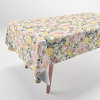 Pineapple wedges on rose bushes P Tablecloth Gallery Image 1