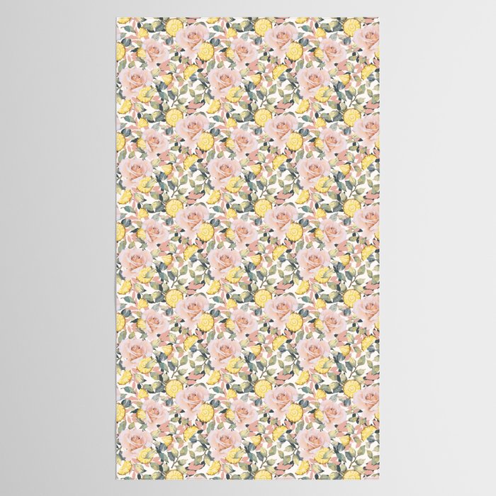 Pineapple wedges on rose bushes P Tablecloth Gallery Image 2