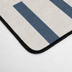 Geometric Arrow Lines 2 in Navy Blue Orange Desk Mat Gallery Image 4