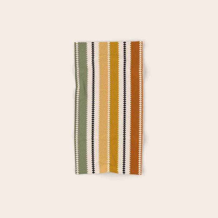Western Stripes XII Rustic Desert Bath Towel Gallery Image 1