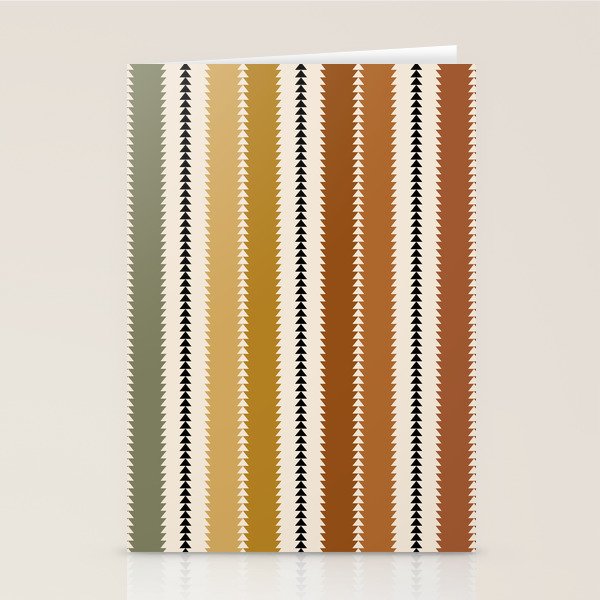 Western Stripes XII Rustic Desert Stationery Card Gallery Image 1