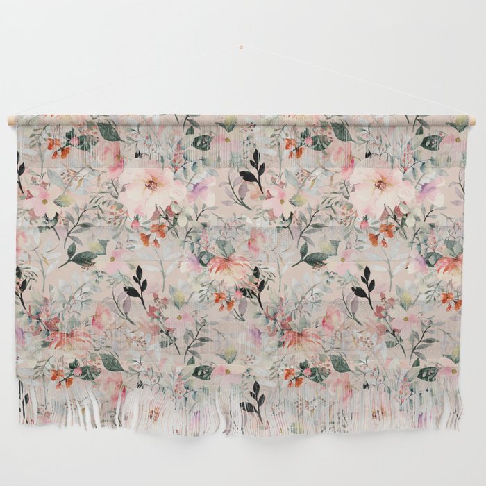 Cottagecore Summer Watercolor Floral Prints Wall Hanging Gallery Image 1