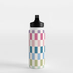 Retro Colorful Stripes Water Bottle Gallery Image 3