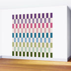 Retro Colorful Stripes Wall Mural Gallery Image 2