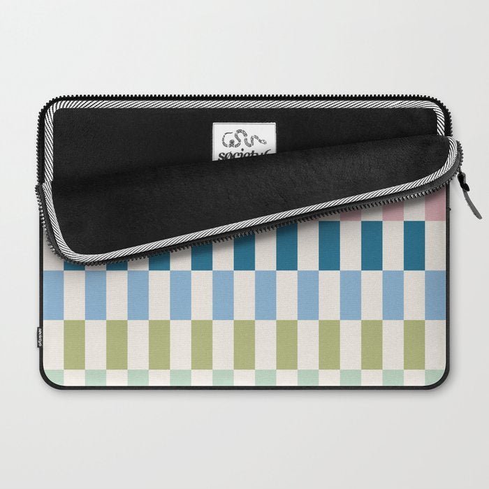 Retro Colorful Stripes Laptop Sleeve Gallery Image 2