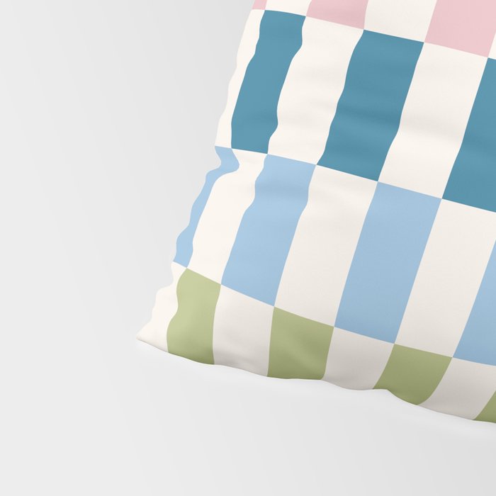 Retro Colorful Stripes Pillow Sham Gallery Image 4