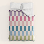 Retro Colorful Stripes Comforter Gallery Image 6