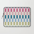Retro Colorful Stripes Laptop Sleeve Gallery Image 1