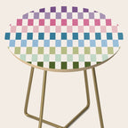 Retro Colorful Stripes Side Table Gallery Image 2