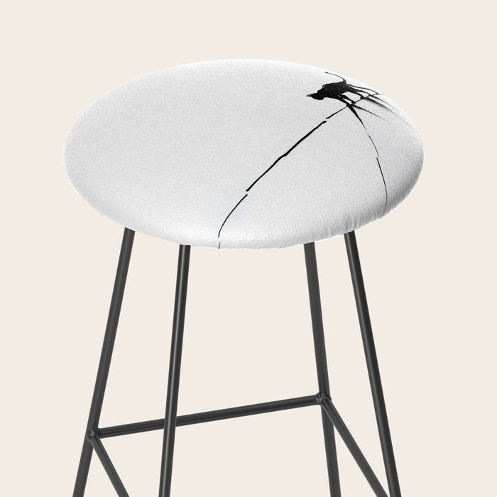 Minimal Cat on a Line Stool Gallery Image 2