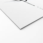 Minimal Cat on a Line Welcome Mat Gallery Image 2