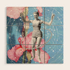 On Joy // Hula-hooping Wood Wall Art Gallery Image 1