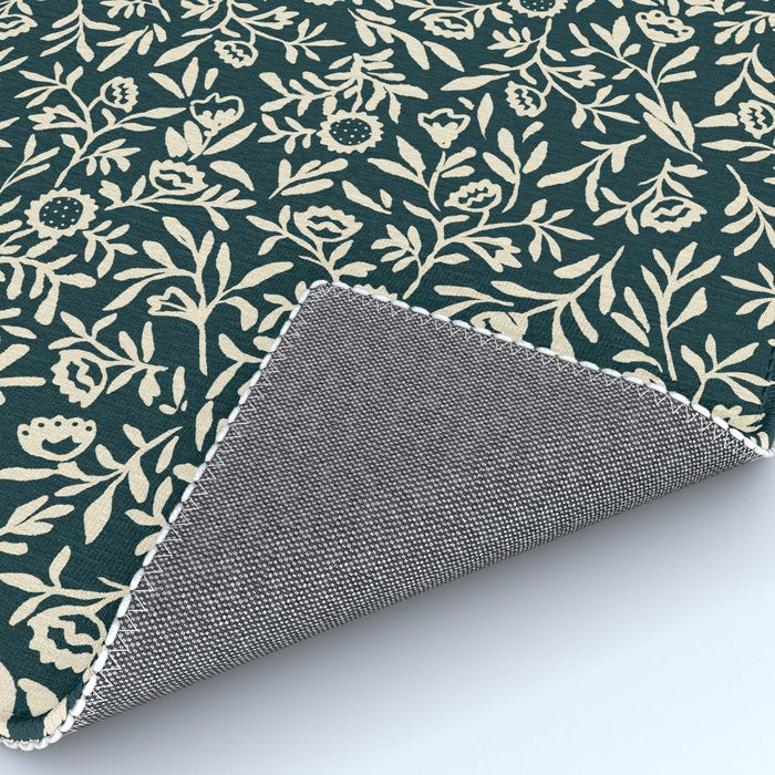 Bold Folk floral pattern Rug Gallery Image 4