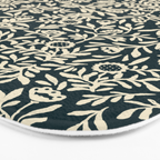 Bold Folk floral pattern Bath Mat Gallery Image 3