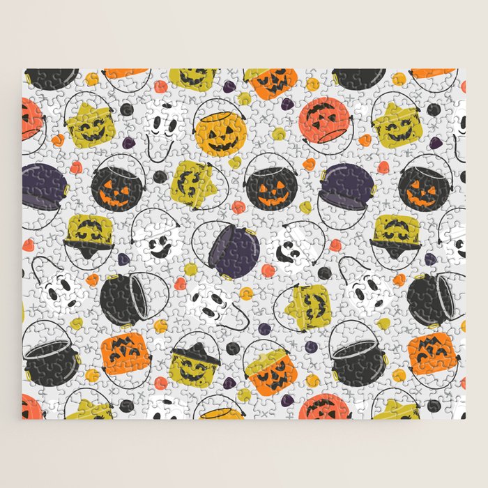 Halloween Candy Buckets Jigsaw Puzzle Gallery Image 1