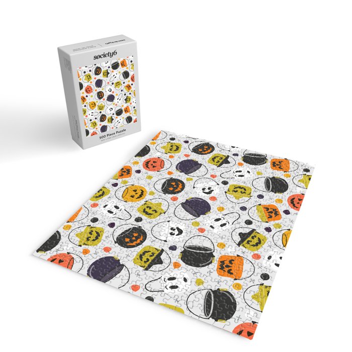 Halloween Candy Buckets Jigsaw Puzzle Gallery Image 2