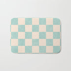 CHECKER - 001 - Sea Glass Bath Mat Gallery Image 1