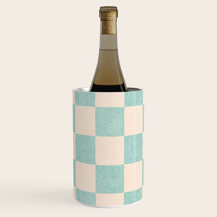 CHECKER - 001 - Sea Glass Wine Chiller Gallery Image 3
