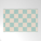 CHECKER - 001 - Sea Glass Welcome Mat Gallery Image 1