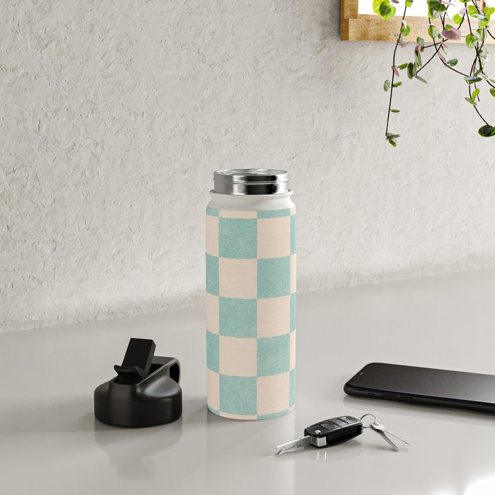 CHECKER - 001 - Sea Glass Water Bottle Gallery Image 4