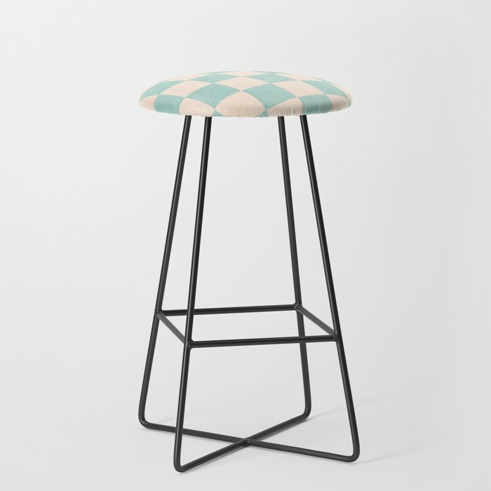 CHECKER - 001 - Sea Glass Stool Gallery Image 1