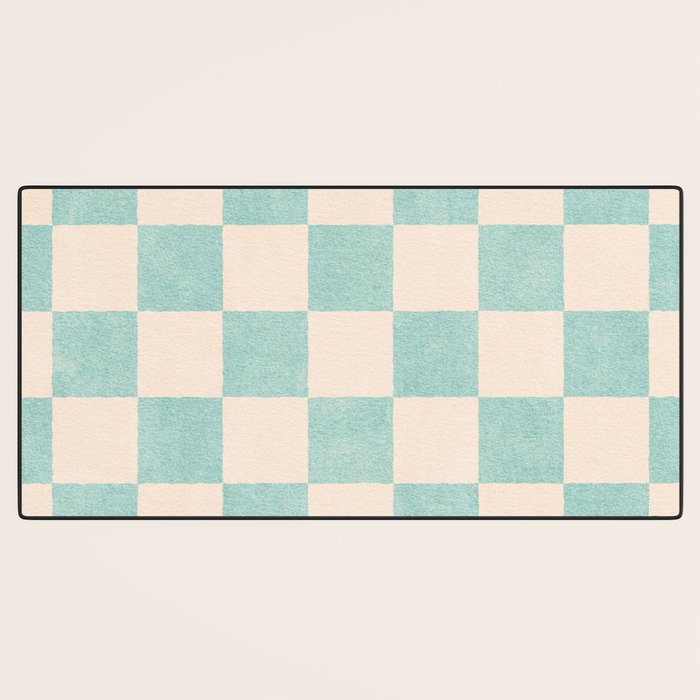 CHECKER - 001 - Sea Glass Desk Mat Gallery Image 3
