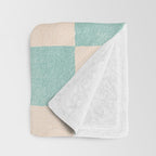CHECKER - 001 - Sea Glass Throw Blanket Gallery Image 3