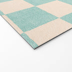 CHECKER - 001 - Sea Glass Welcome Mat Gallery Image 2