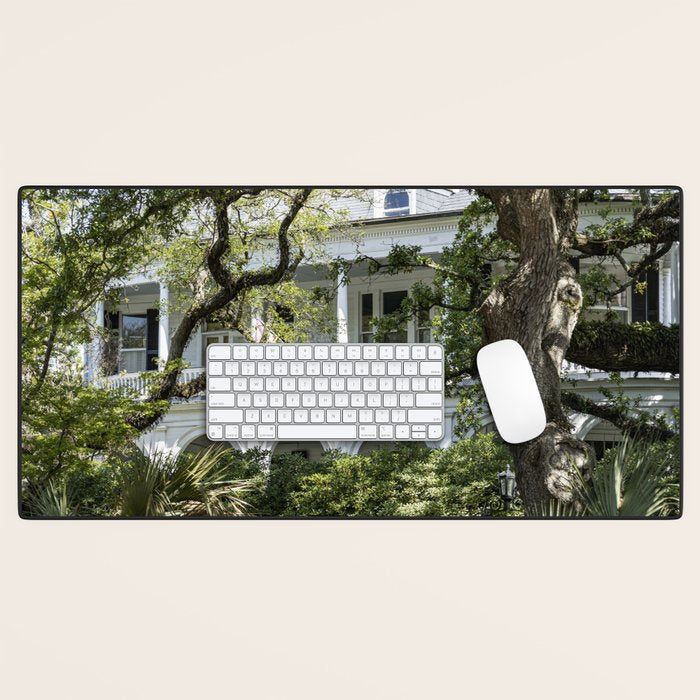 Under the Oaks x Charleston South Carolina Photography Desk Mat Gallery Image 1