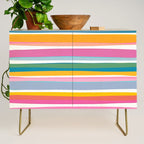 Beach Dreams Stripe Line Art Credenza Gallery Image 1