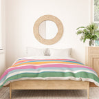 Beach Dreams Stripe Line Art Duvet Cover Gallery Image 3