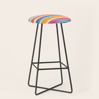 Beach Dreams Stripe Line Art Stool Gallery Image 1