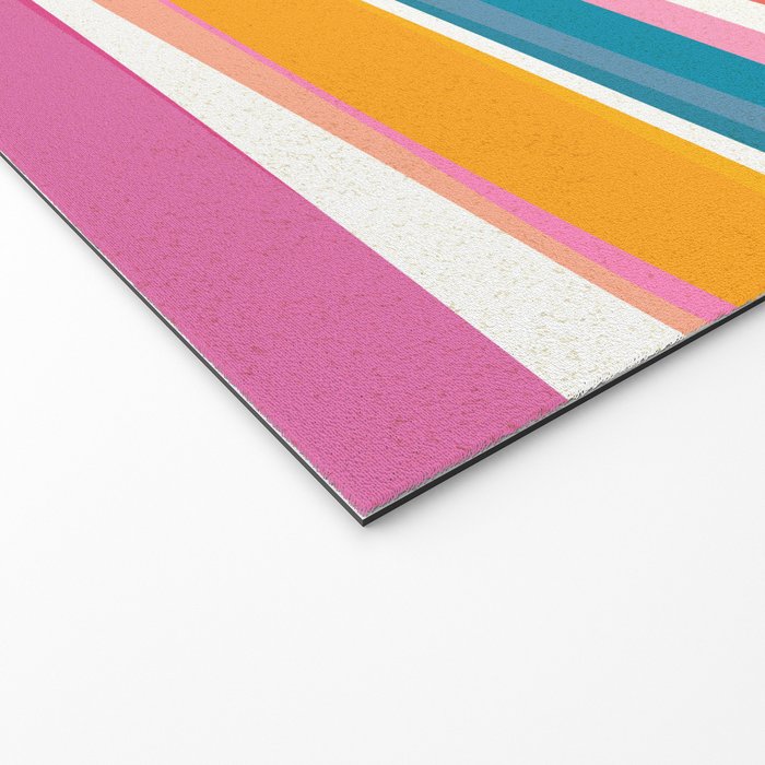 Beach Dreams Stripe Line Art Welcome Mat Gallery Image 2