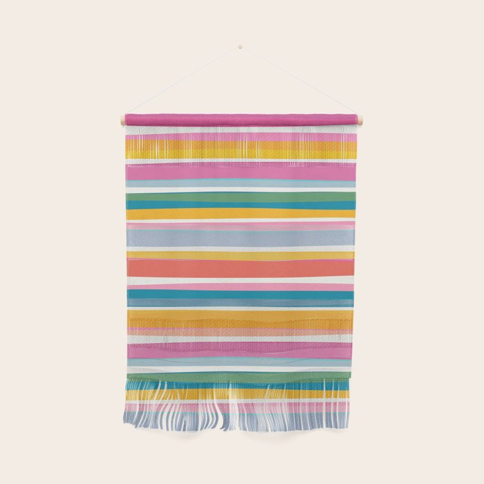 Beach Dreams Stripe Line Art Wall Hanging Gallery Image 1