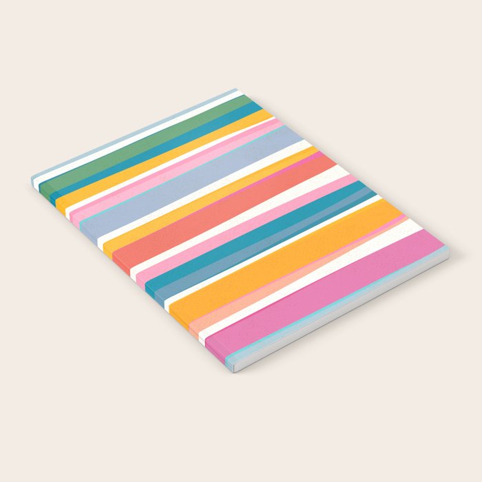 Beach Dreams Stripe Line Art Notebook Gallery Image 2