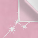 Pisces Zodiac Star Constellation Line Art Soft Pink Wall Tapestry Gallery Image 3