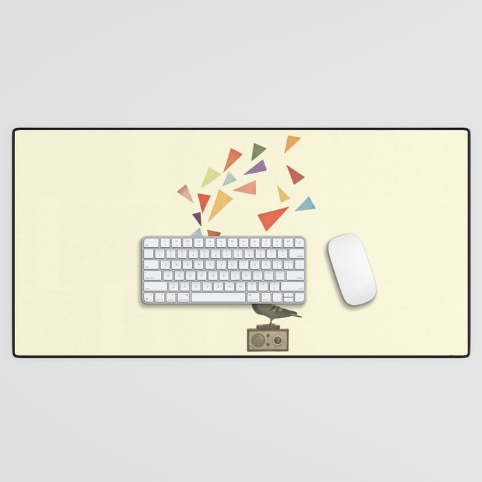 Pigeon Radio Desk Mat Gallery Image 1